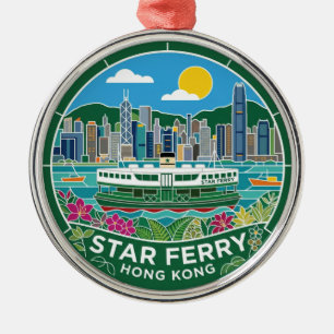 Adorno Metálico Star Ferry Hong Kong