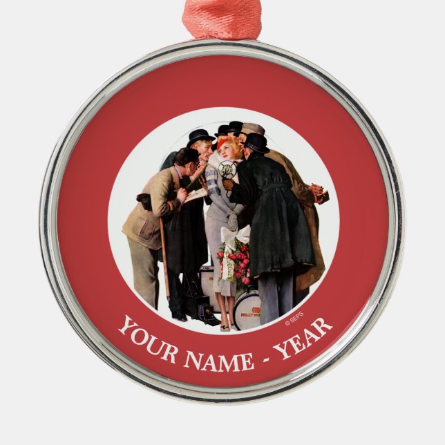 Adorno Metálico Starlet de Hollywood (Frente)