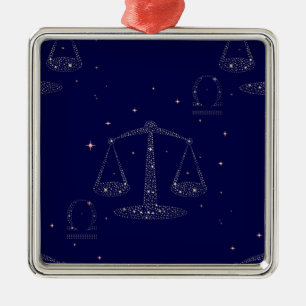 Adorno Metálico stars libra