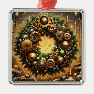 Adorno Metálico Steampunk Christmas Ornament