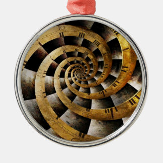 Adorno Metálico Steampunk - Reloj - El flujo del tiempo