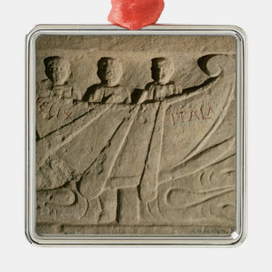 Adorno Metálico Stela que representa un barco de rowing 'Felix