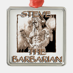 Adorno Metálico Steve The Barbarian