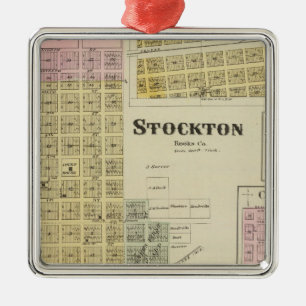 Adorno Metálico Stockton, Woodston, puerto de la roca, Clayton,