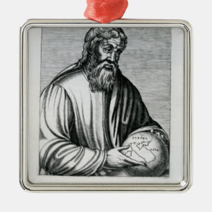 Adorno Metálico Strabo, ilustracion de Andre Thevet