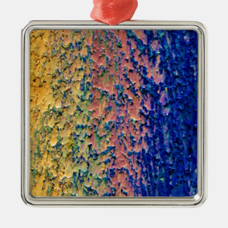 Adorno Metálico Su fondo Ornamen cuadrado superior de encargo