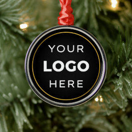 Adorno Metálico Su negocio de logotipos personalizados 