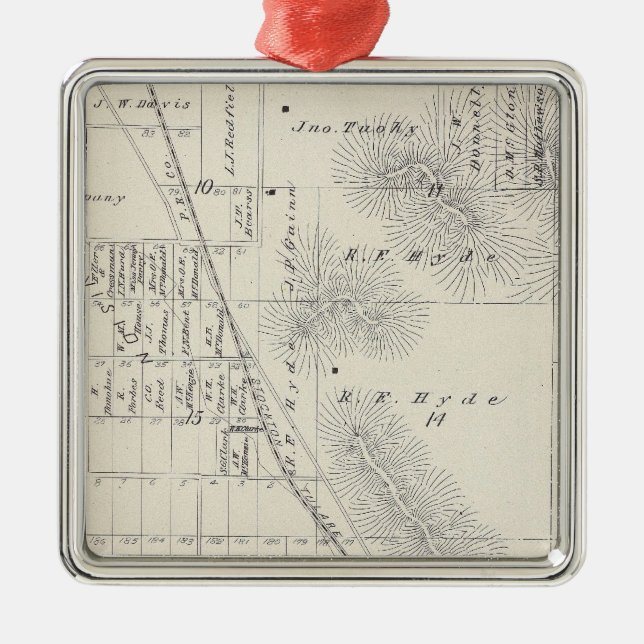 Adorno Metálico Subdivisiones pioneras del Co de la tierra (Frente)