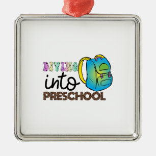 Adorno Metálico Submarinismo en preescolar