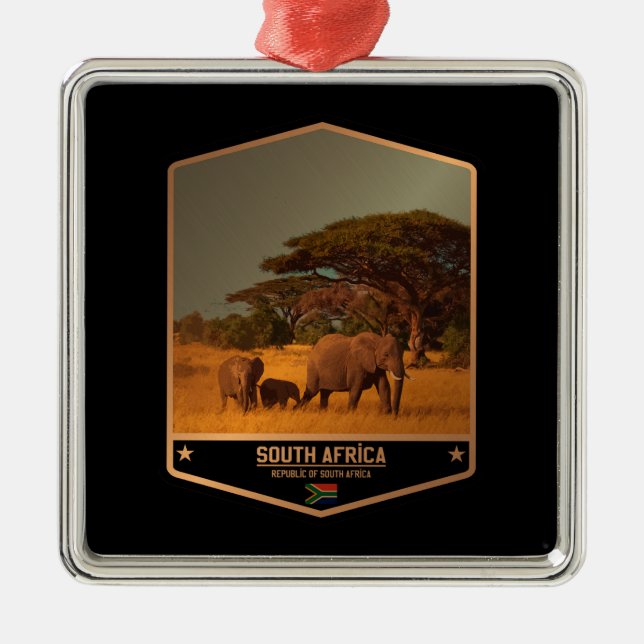 Adorno Metálico Sudáfrica (Frente)