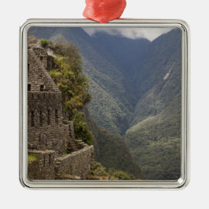 Adorno Metálico Sudamérica, Perú, Machu Picchu. Ruinas de piedra