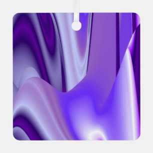 Adorno Metálico Sueños de Arcoíris de Flor Morada