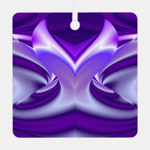 Adorno Metálico Sueños de Arcoíris de Flor Morada