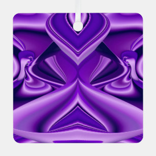 Adorno Metálico Sueños de Arcoíris de Flor Morada