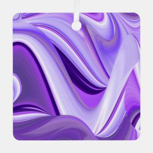 Adorno Metálico Sueños de Arcoíris de Flor Morada
