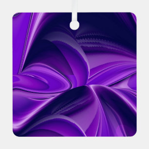 Adorno Metálico Sueños de Arcoíris de Flor Morada