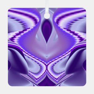 Adorno Metálico Sueños de Arcoíris de Flor Morada