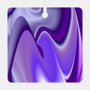 Adorno Metálico Sueños de Arcoíris de Flor Morada
