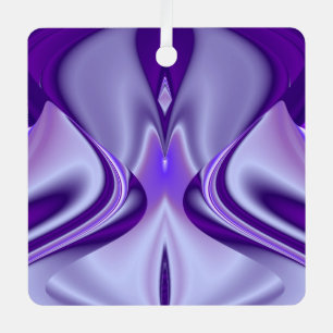 Adorno Metálico Sueños de Arcoíris de Flor Púrpura
