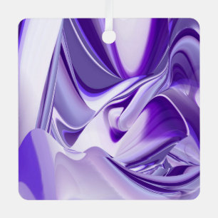 Adorno Metálico Sueños del arcoiris de flores moradas