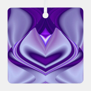 Adorno Metálico Sueños del arcoiris de flores moradas