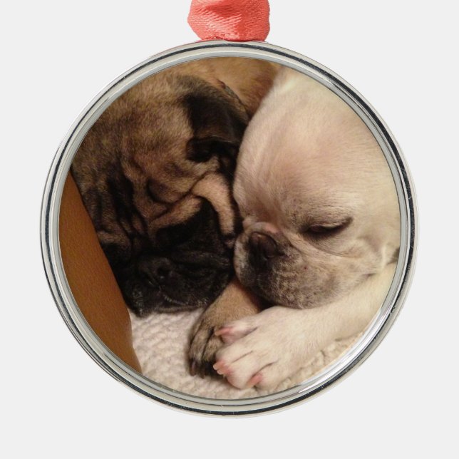 Adorno Metálico Sueños dulces el Nochebuena (Frente)