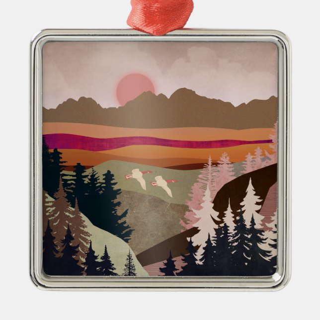 Adorno Metálico Summer Geese (Frente)