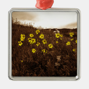 Adorno Metálico Sunflower