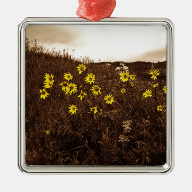 Adorno Metálico Sunflower (Frente)