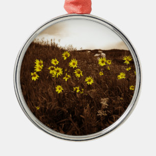 Adorno Metálico Sunflower