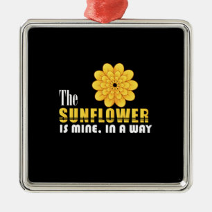 Adorno Metálico Sunflower Lover El Girasol Es Mío