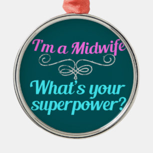 Adorno Metálico Super héroe lindo de la partera