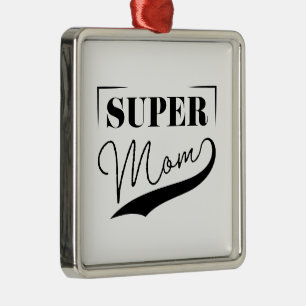 Adorno Metálico Super Mamá