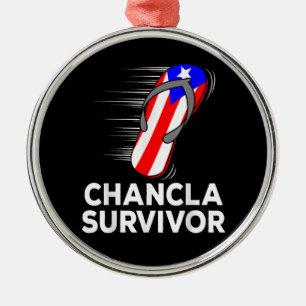 Adorno Metálico Superviviente de chancla