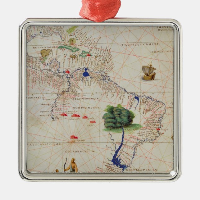 Adorno Metálico Suramérica (Frente)