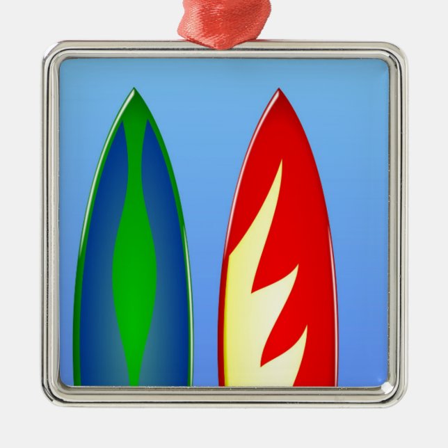 Adorno Metálico Surf (Frente)