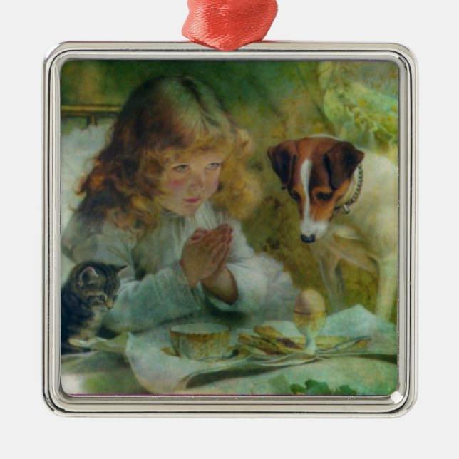 Adorno Metálico Suspenso, arte digital negro (Frente)