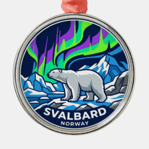 Adorno Metálico Svalbard Noruega