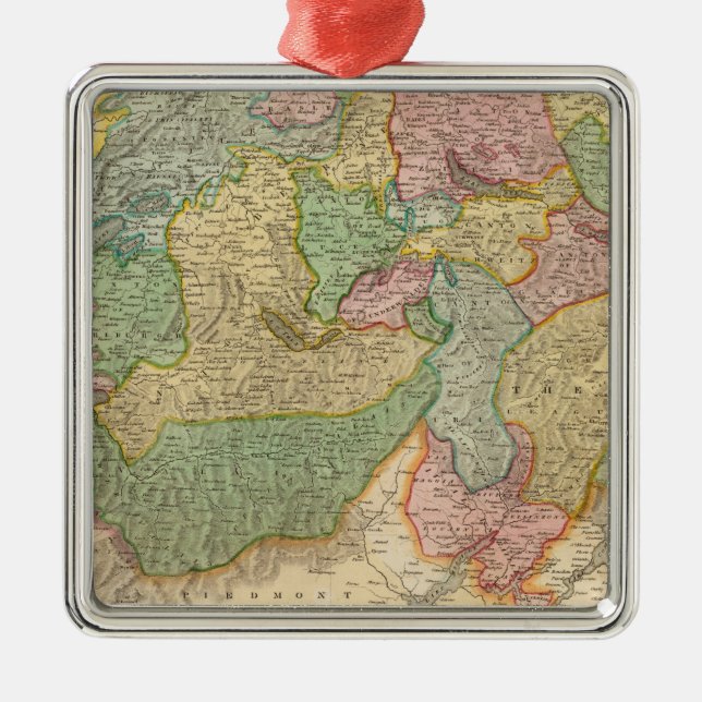 Adorno Metálico Swisserland, Mt Blanc (Frente)