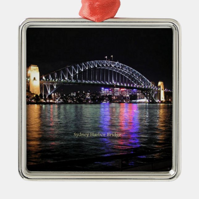 Adorno Metálico Sydney Harbour Bridge (Frente)