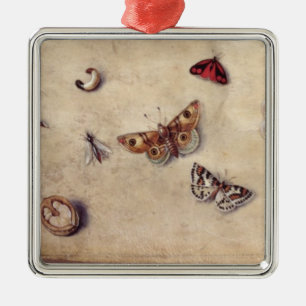 Adorno Metálico T31566 un estudio de diversos insectos, fruta y