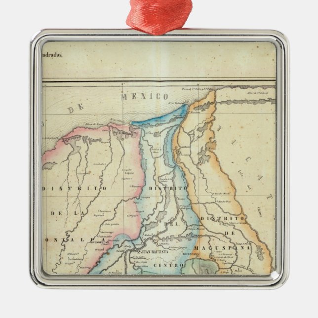 Adorno Metálico Tabasco, México (Frente)