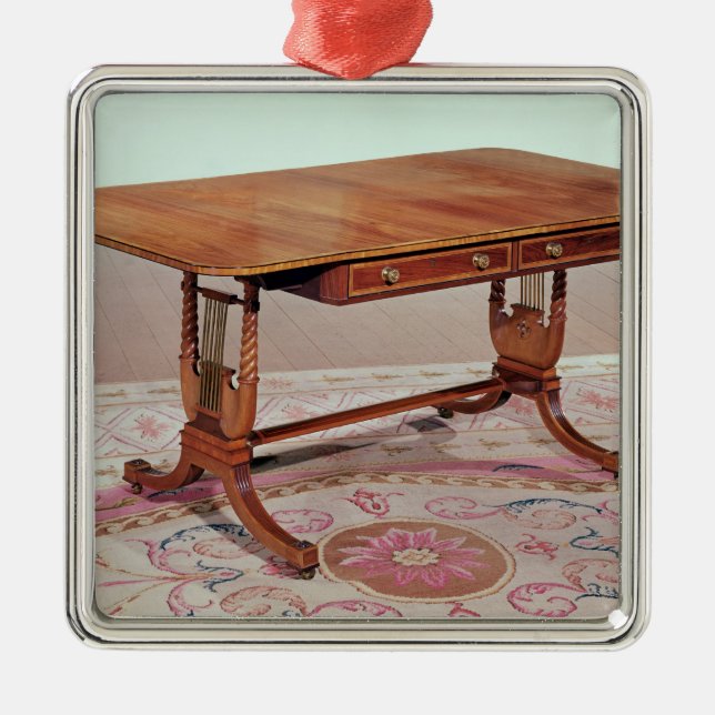 Adorno Metálico Tabla del sofá con las piernas de la arpa de (Frente)