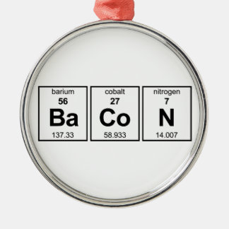 Adorno Metálico Tabla periódica de BaCoN