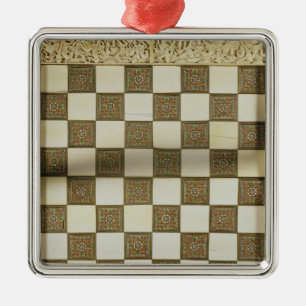 Adorno Metálico Tablero de ajedrez