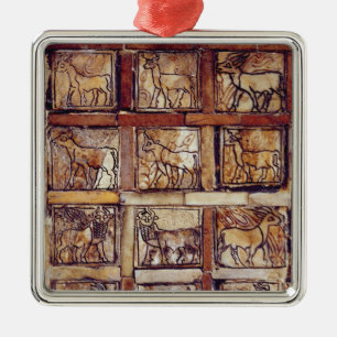 Adorno Metálico Tablero del juego, animales del campo y bosque