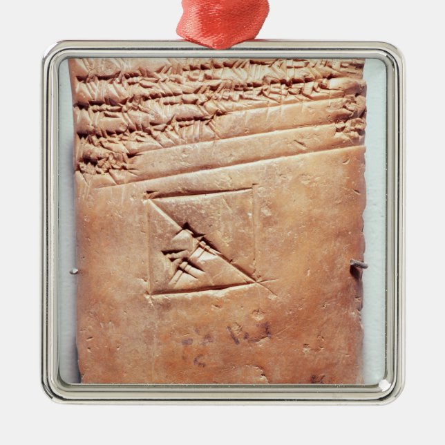 Adorno Metálico Tableta con la escritura cuneiforme, c.1830-1530 (Frente)