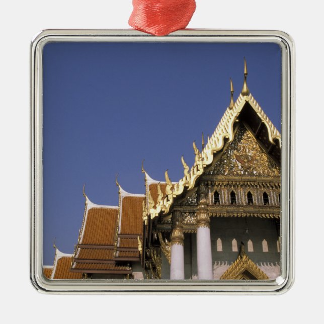 Adorno Metálico Tailandia, Bangkok. El sol de la mañana se refleja (Frente)