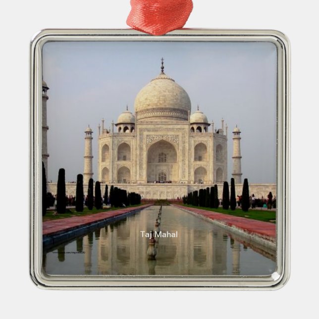 Adorno Metálico Taj Mahal (Frente)