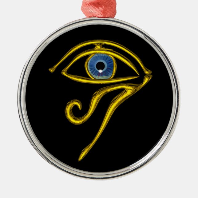 Adorno Metálico TALISMAN AZUL, Negro (Frente)